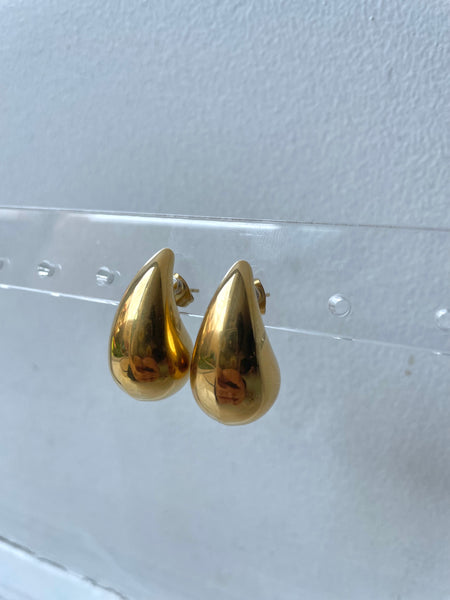 KYLIE | Gold/Silver Plated | Chunky Drop Stud | Earrings | Tarnish Free