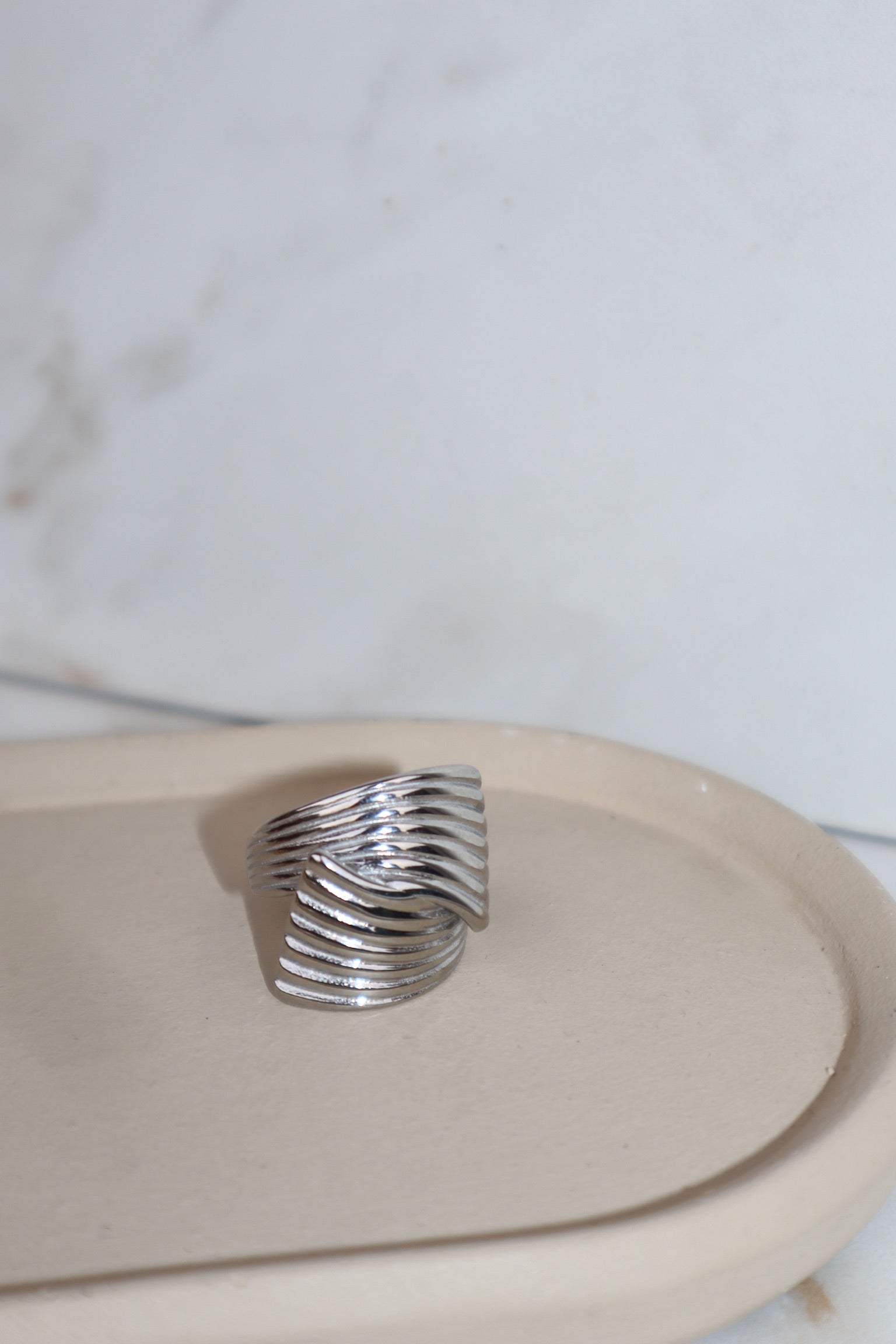 MALIBU RING | Tarnish Free | Adjustable | Gold Hug Ring