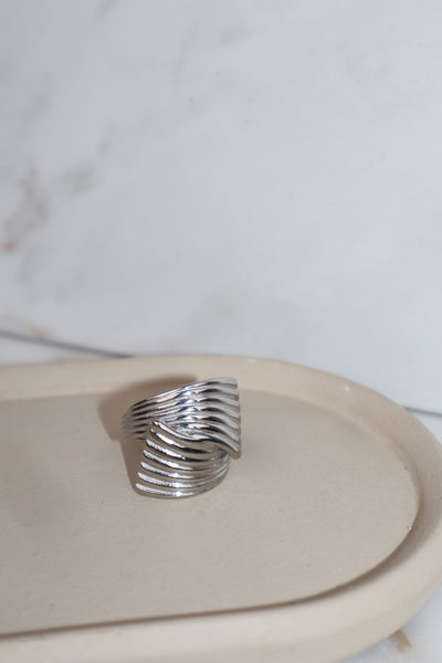 MALIBU RING | Tarnish Free | Adjustable | Gold Hug Ring