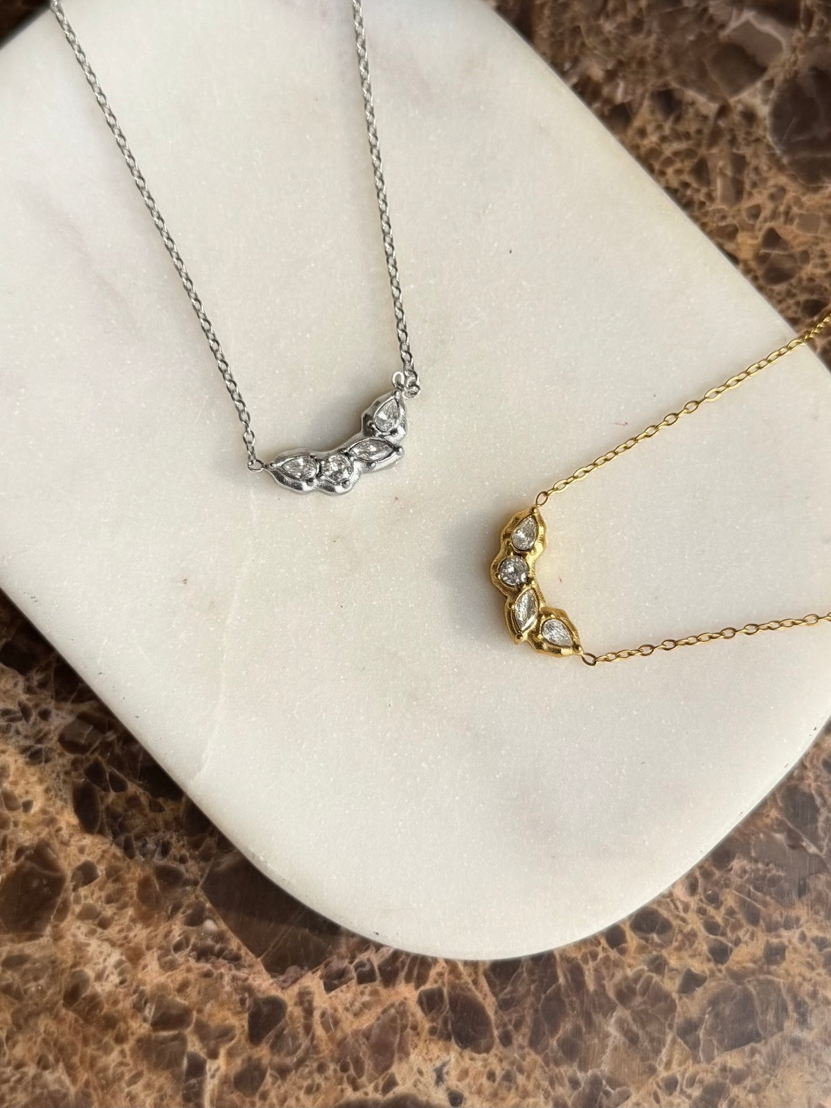 FLEUR| TARNISH-FREE PENDANT NECKLACE