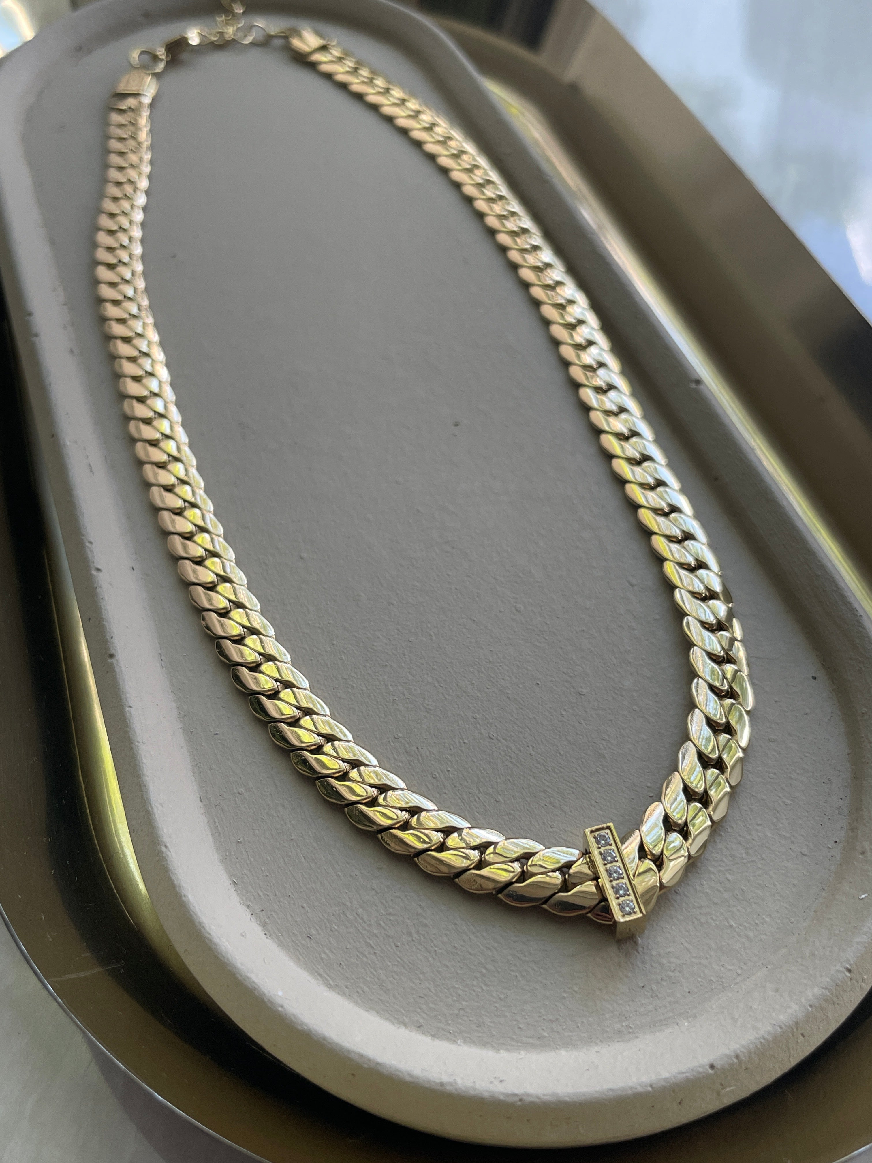Locked In|Tarnish-Free|Cuban Link Necklace/Bracelet