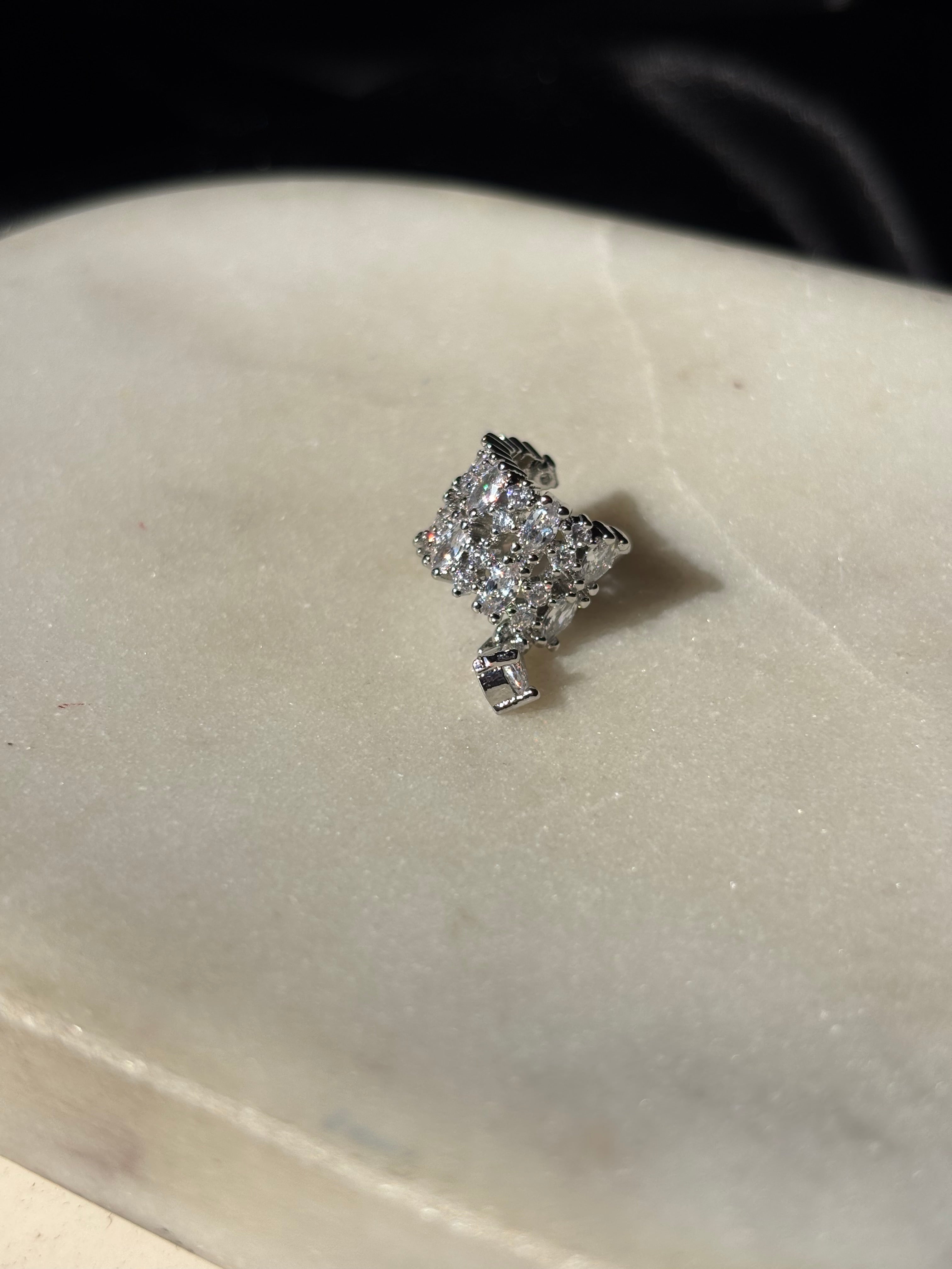 AVANI| SILVER EAR CUFF| TARNISH-FREE|SINGLE PIECE