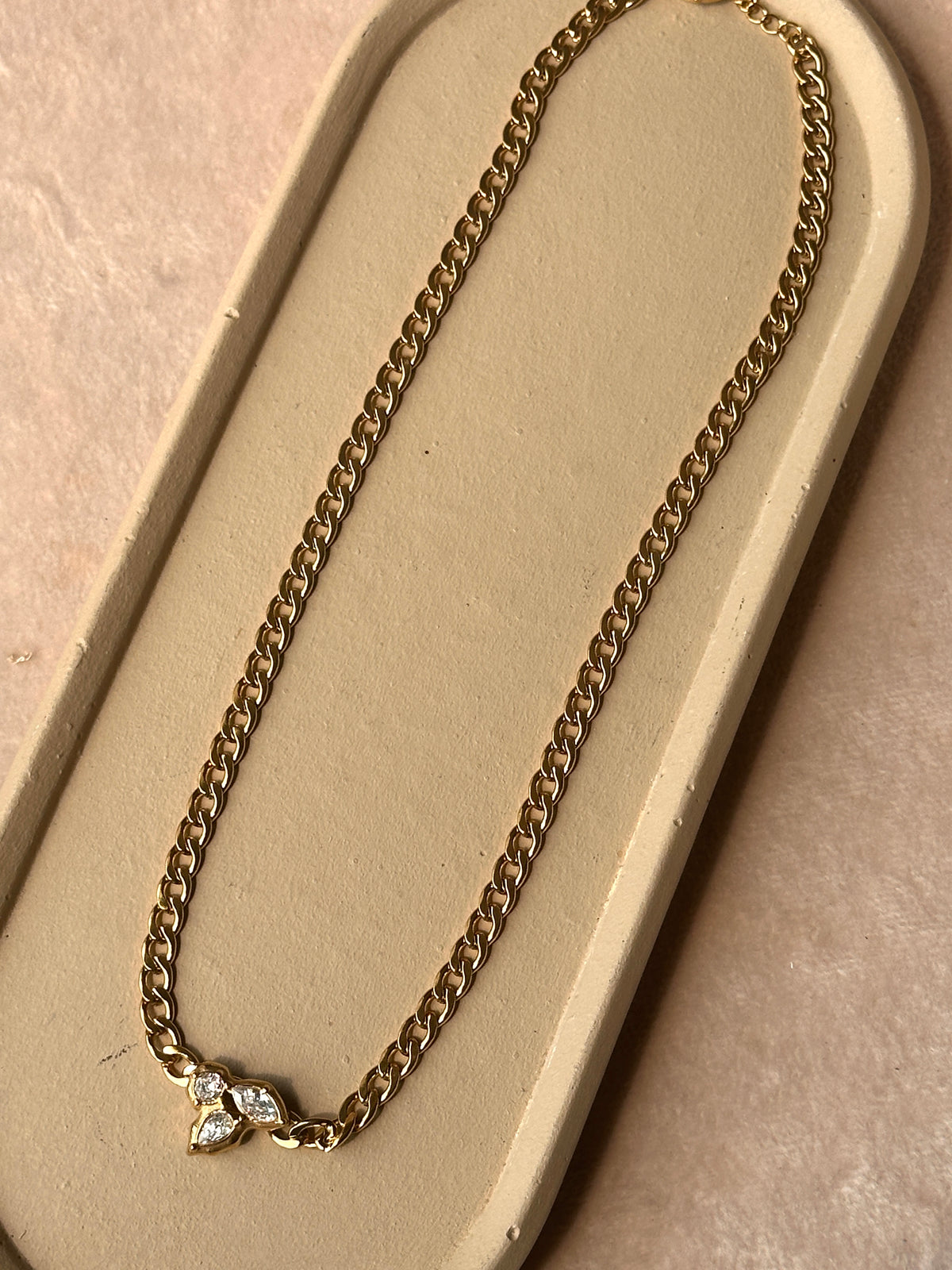 FLORENCE| TARNISH-FREE| CHUNKY GOLD NECKLACE/BRACELET