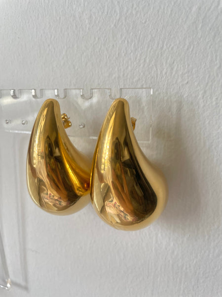 KYLIE | Gold/Silver Plated | Chunky Drop Stud | Earrings | Tarnish Free