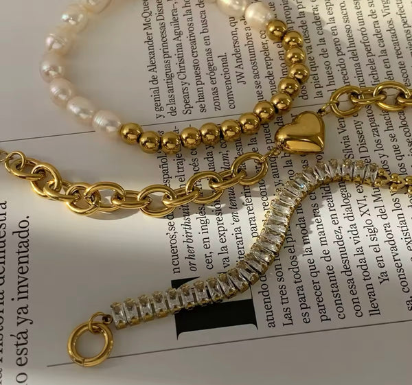 SURFS UP | Tarnish Free | Freshwater Pearls | Bracelet