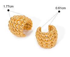 BOBBLE BLOOM|EAR-CUFF|SINGLE PIECE