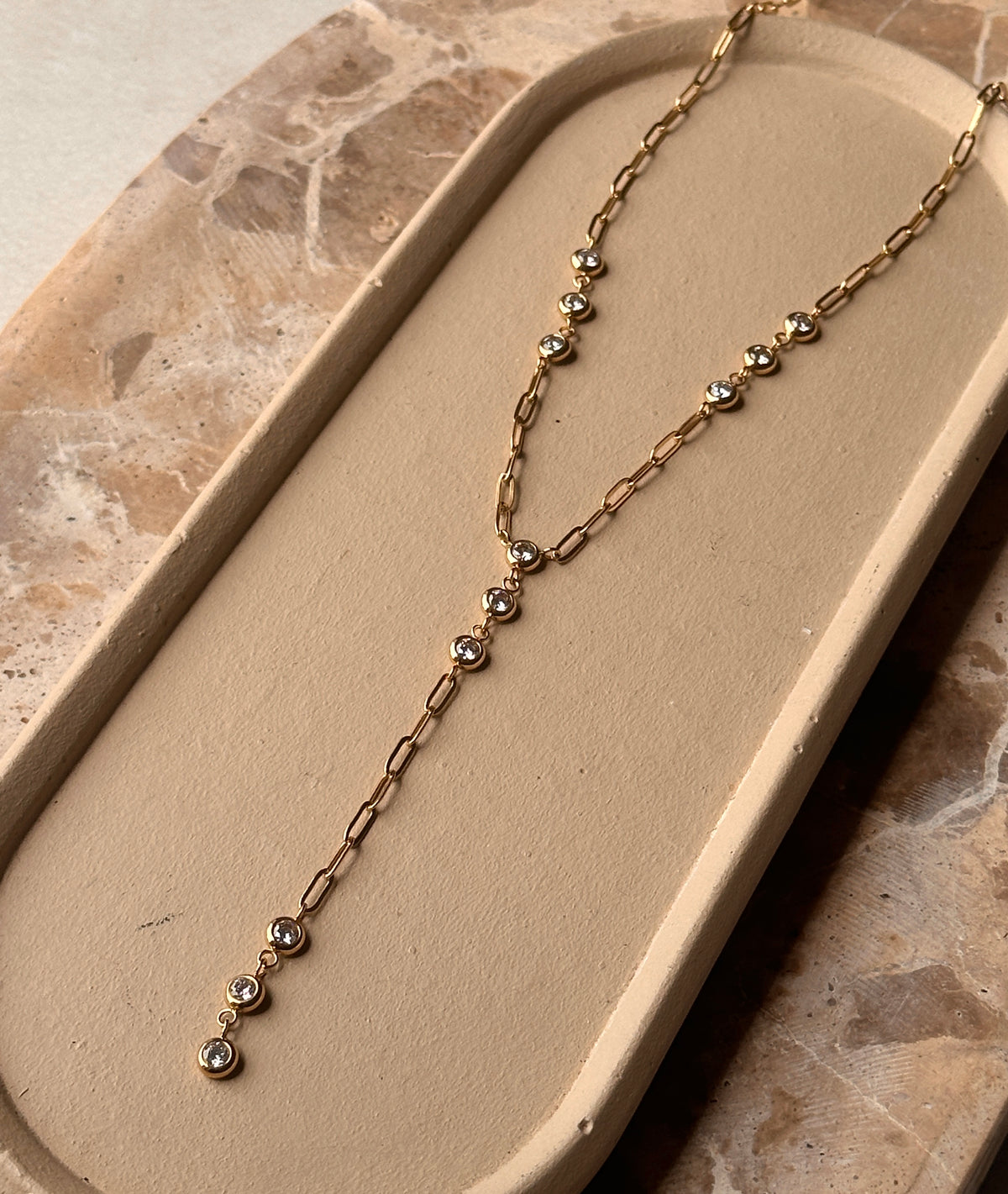 HABIBTI |TARNISH-FREE| LUXURY DROP NECKLACE
