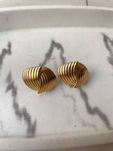 MALIBU | Gold/Silver | Tarnish Free | Shell Pattern | Earring