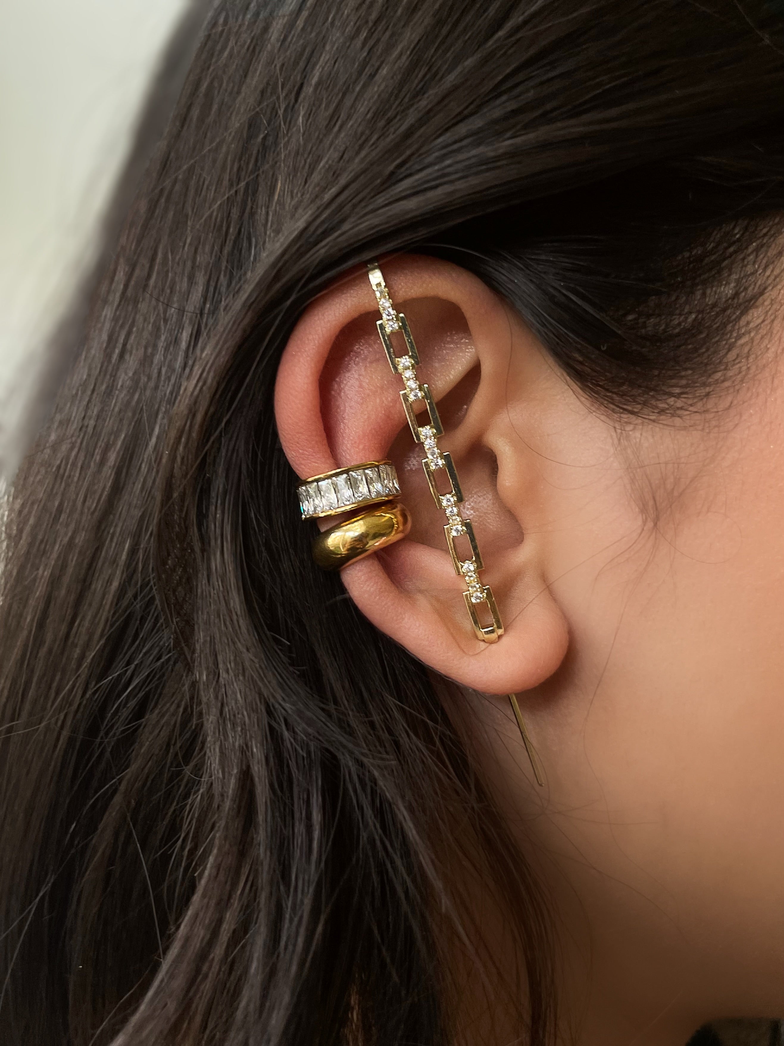 Front Row| Minimalist Ear Cuffs | Tarnish Free | Pair