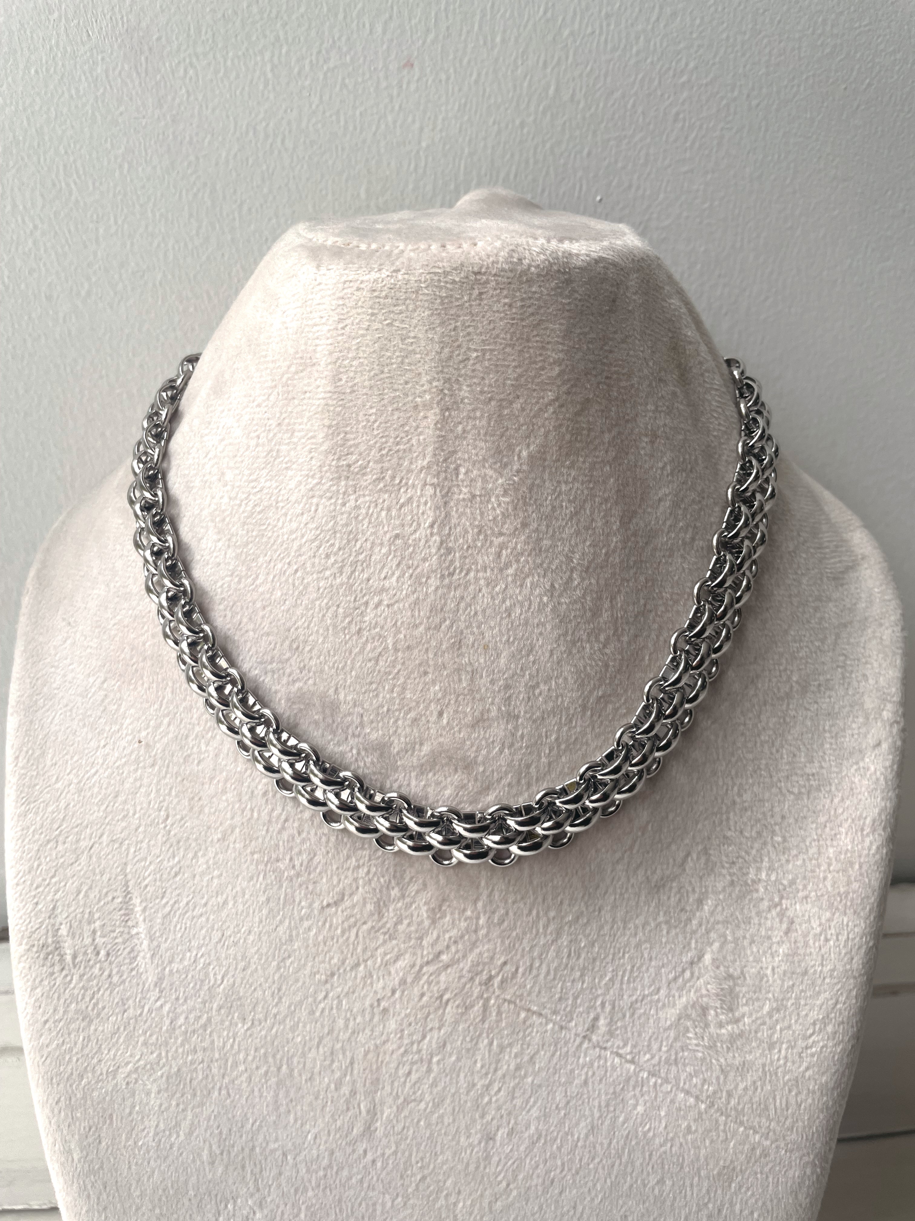 HAMPTONS | Tarnish-Free | Gold Chunky Woven Link | Necklace/Bracelet
