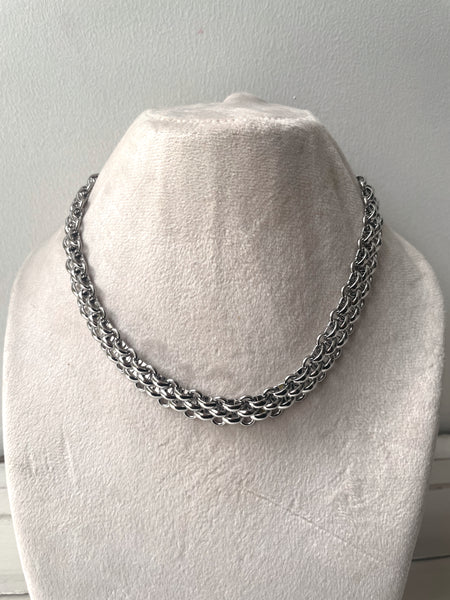 HAMPTONS | Tarnish-Free | Gold Chunky Woven Link | Necklace/Bracelet