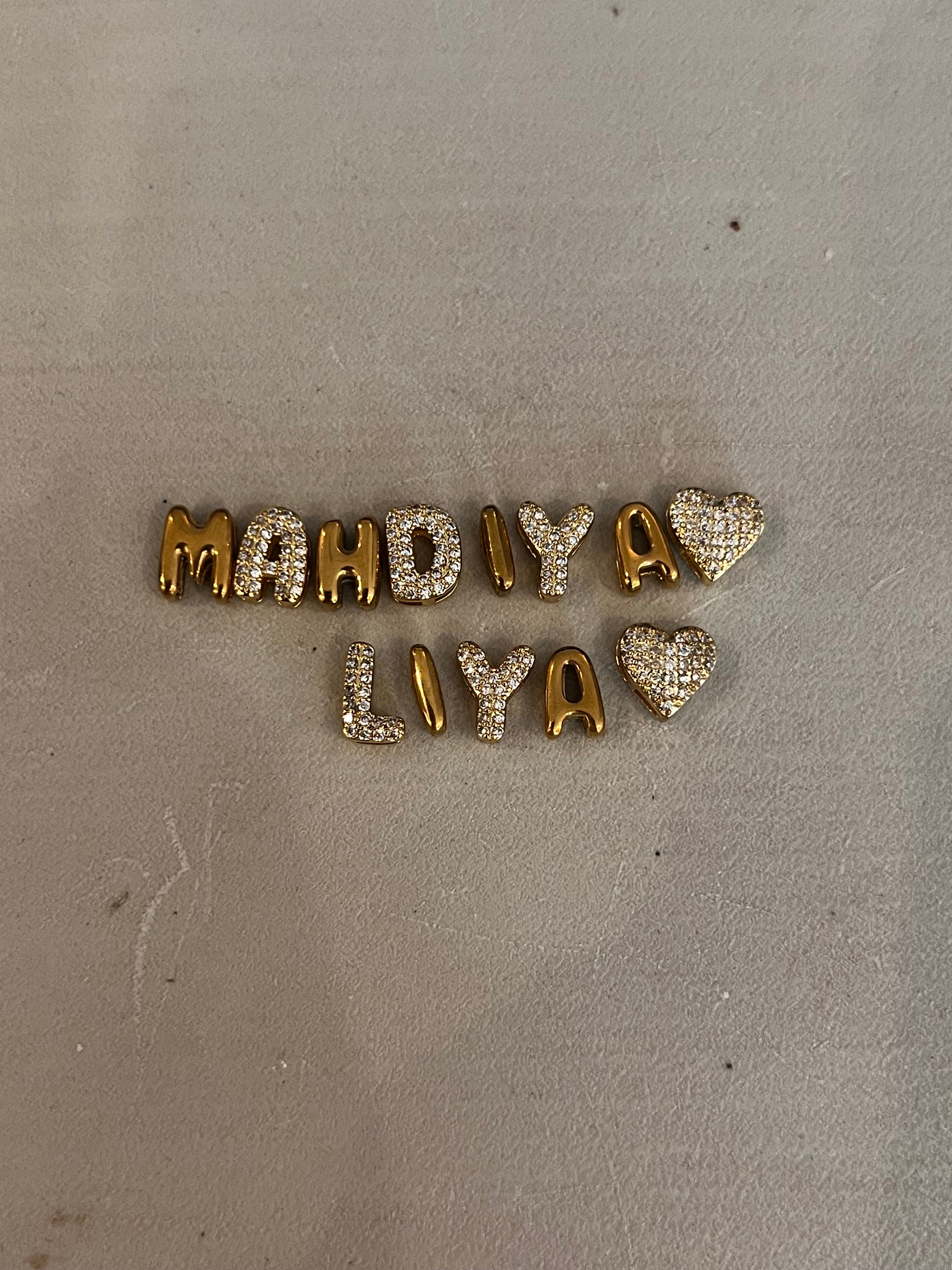BUBBLE NAME NECKLACE - Create your own