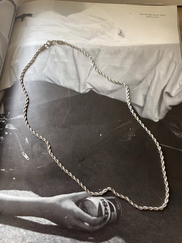 CHISELED | ZibaMan | Silver Rope Chain Necklace | Tarnish-Free