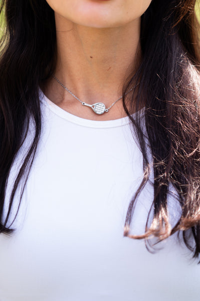 PADEL STUDDED | Tarnish-Free | Stainless Steel | Cubic Zirconia | Gold/Silver | Padel Necklace/Bracelet