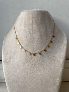 JASMINE | Tarnish Free | Stainless Steel | Gold Multi-Mini Clover Flower | Necklace