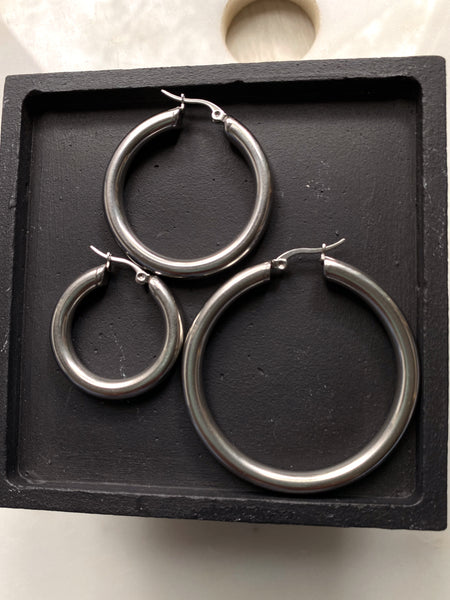 Barbados | Tarnish Free | Gold Plated Hoops | 3 Sizes