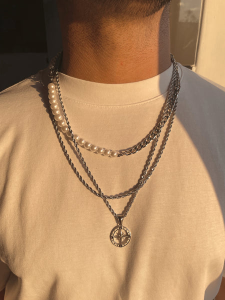 CHISELED | ZibaMan | Silver Rope Chain Necklace | Tarnish-Free