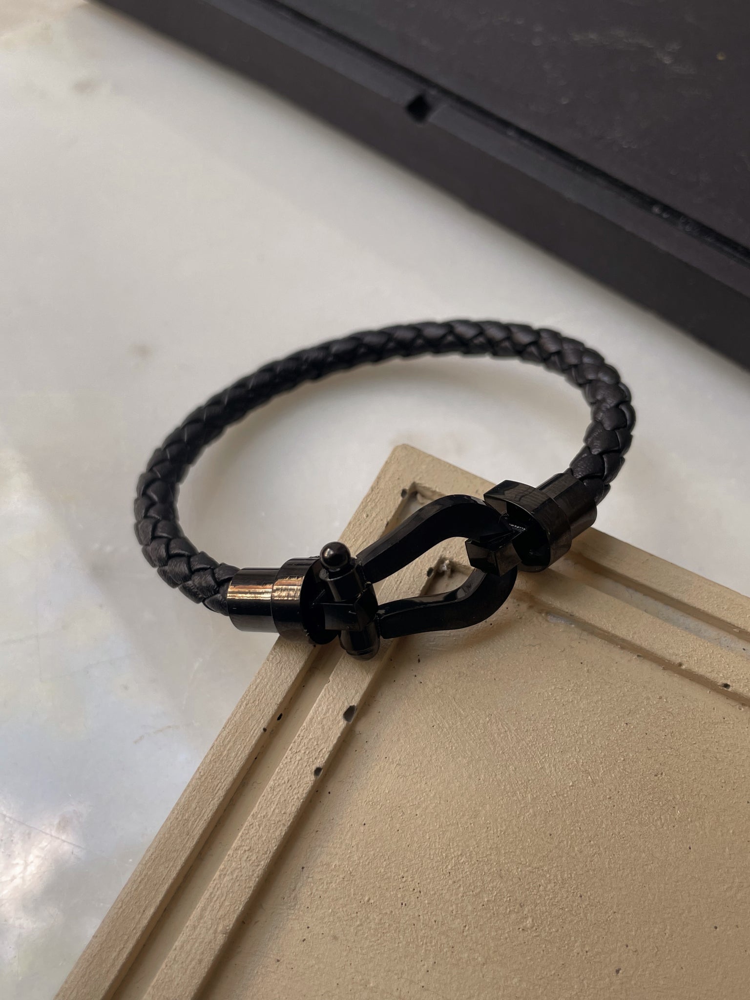 ANCHOR | Tarnish Free | Stainless Steel | Leather Bracelet (1 piece)