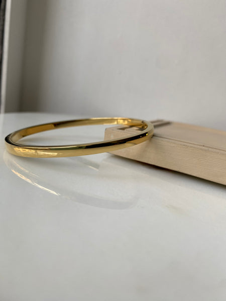 CHLOE | Tarnish Free | Gold/Silver | Plain Bangle