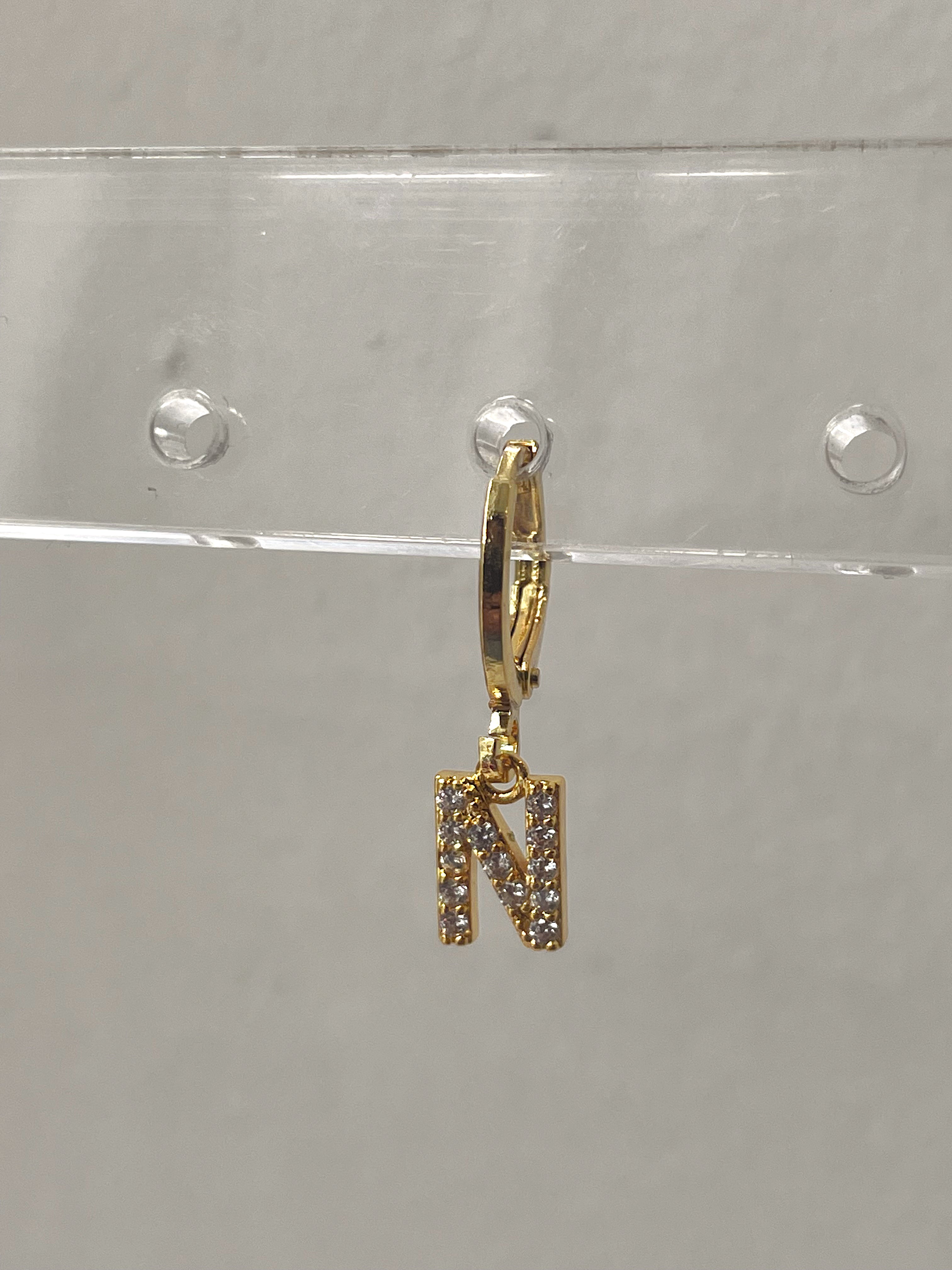 INITIAL HUGGIES | Earrings (One Piece)