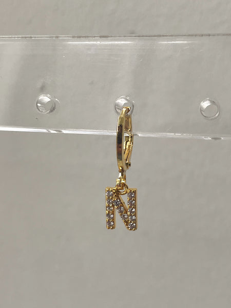 INITIAL HUGGIES | Earrings (One Piece)