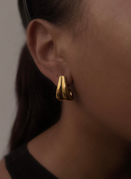 BRAVE | Tarnish-Free | Chunky Earrings | Gold/Silver