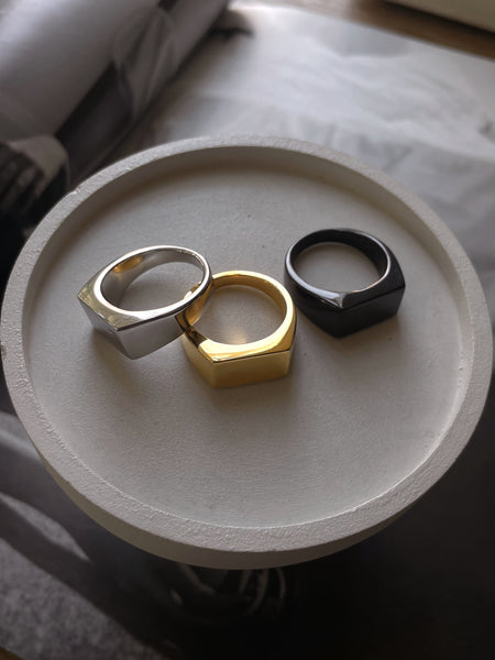 BOLD | ZibaMan | Gold/Silver/Black Ring | Tarnish-Free