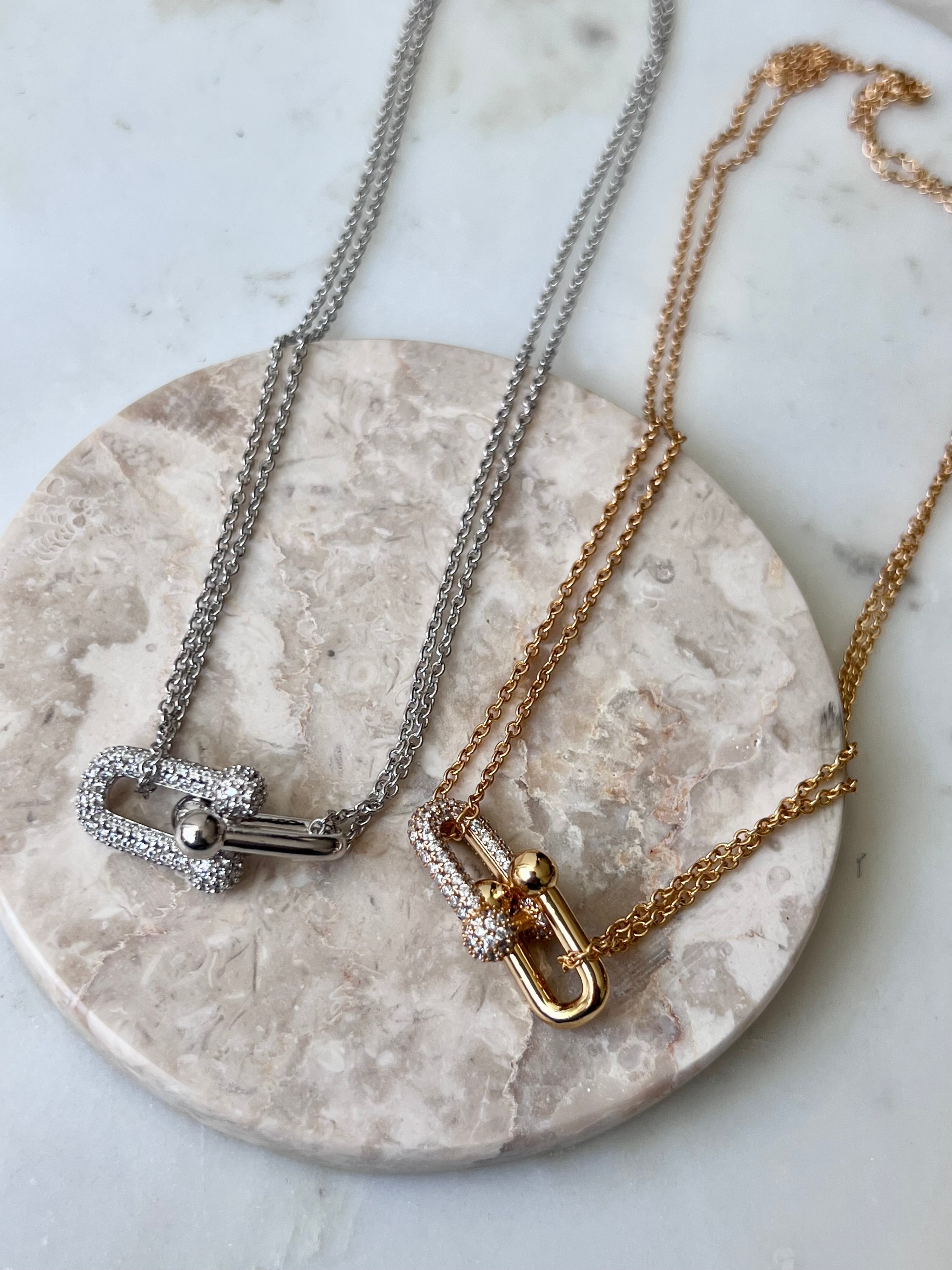 LINK DE LUXE| Gold/Silver Luxury Necklace/Bracelet/Earrings