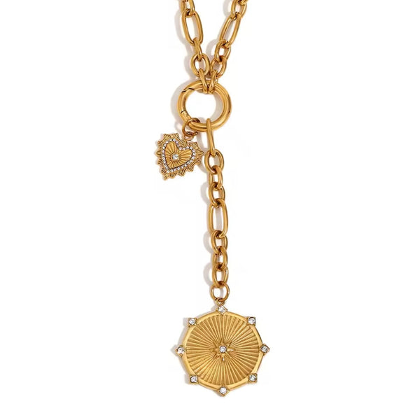 VINTAGE HEART I Tarnish Free | Necklace