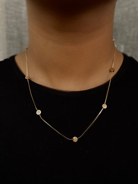 DARLA | Gold/Silver/Rose Gold Minimal ball Necklace
