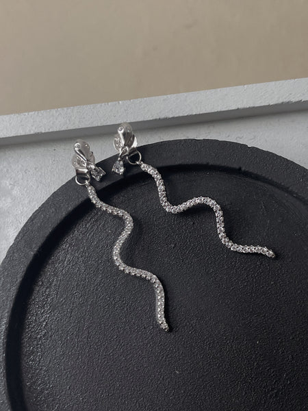 MEDUSA | S925 Sterling Silver | 18ct Gold/Silver Plated | Snake Stud Earrings