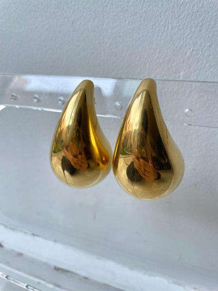 KYLIE | Gold/Silver Plated | Chunky Drop Stud | Earrings | Tarnish Free