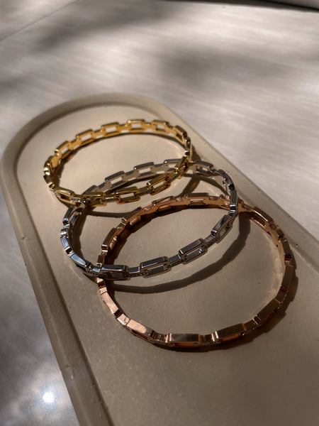 TONIA | Tarnish Free | Gold/Silver/Rose-Gold | Cubic Zirconia | Bangle