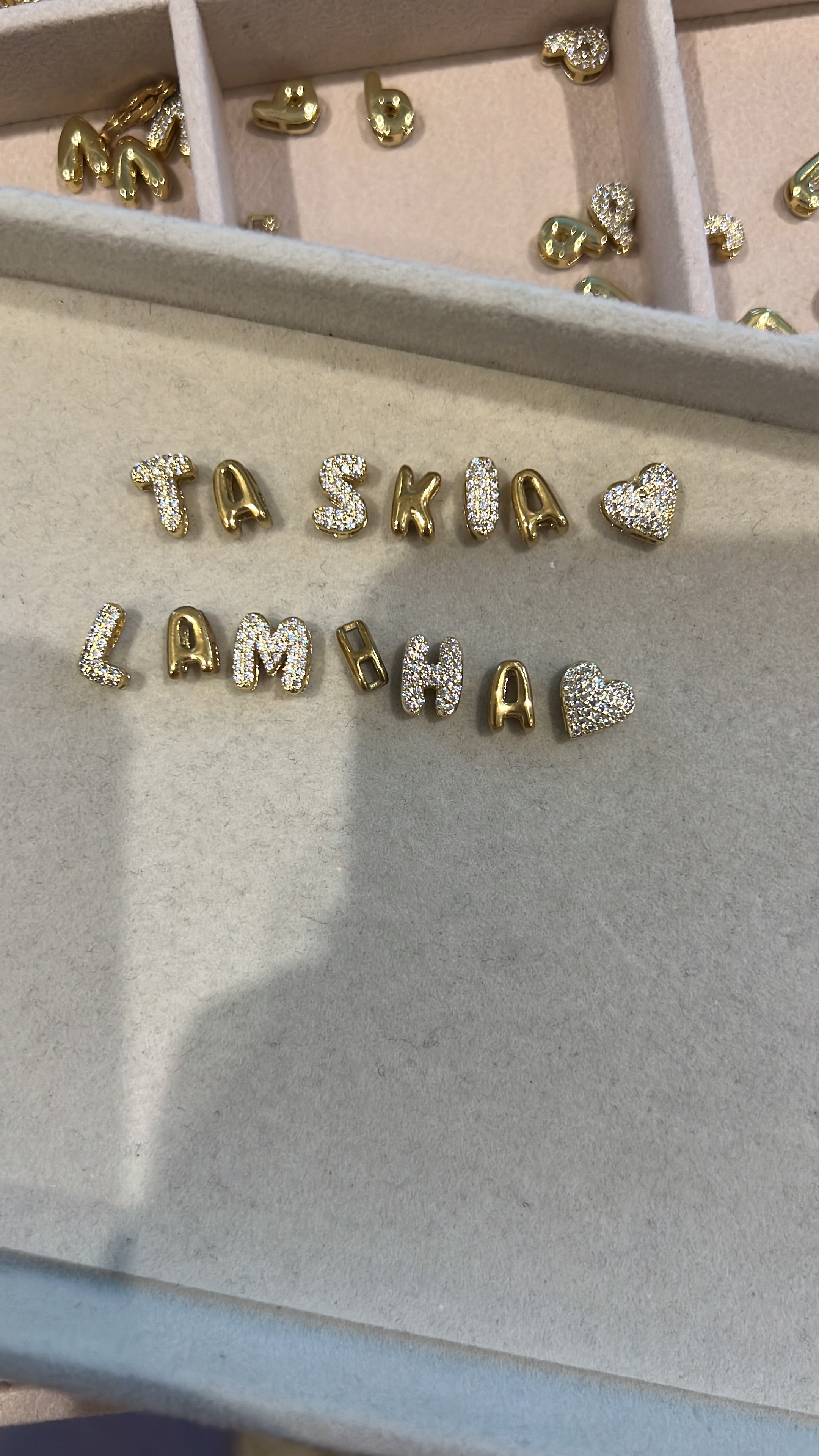 BUBBLE NAME NECKLACE - Create your own
