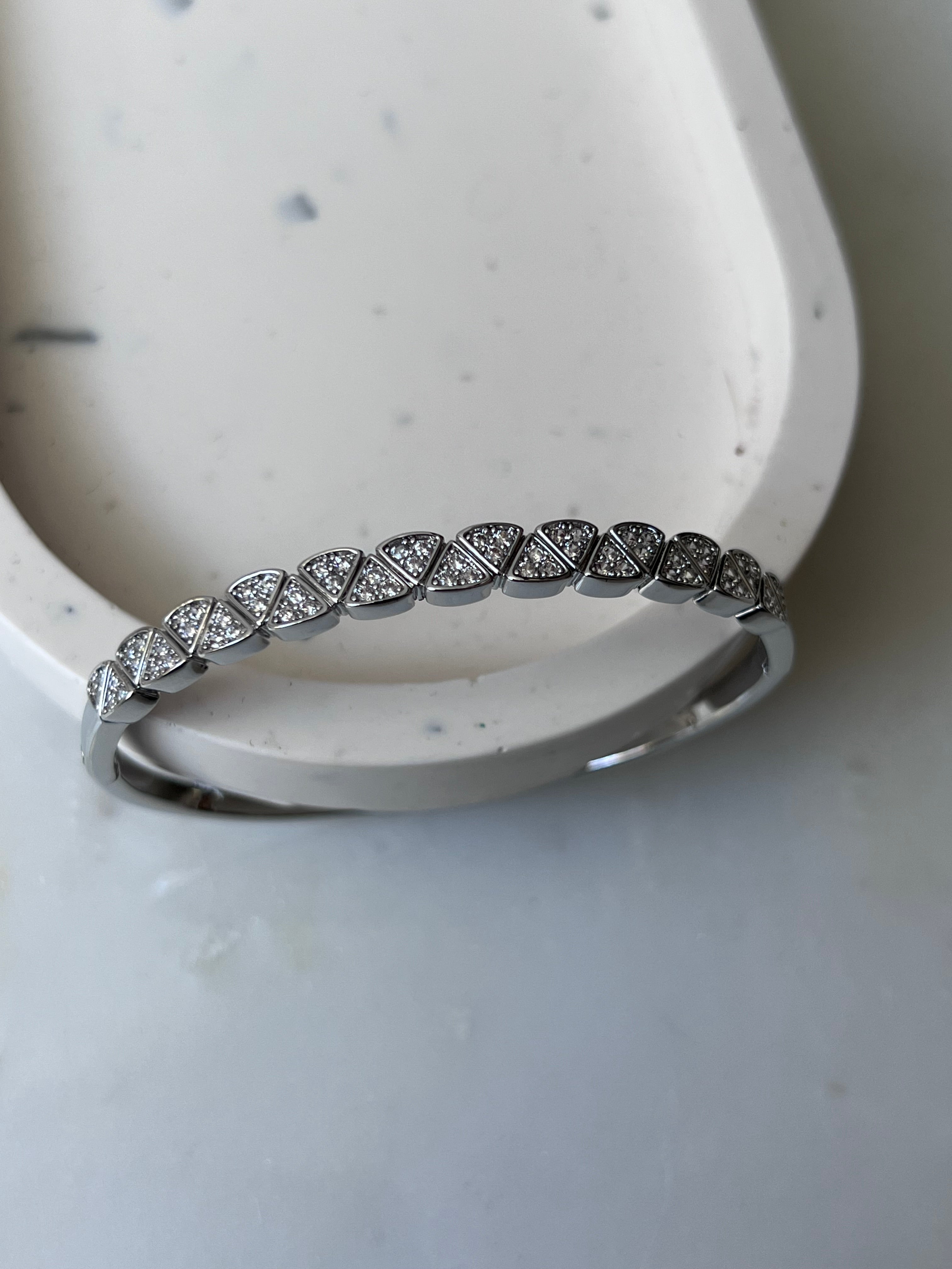 ARABELLA| Gold/Silver Luxury Pavé Bangle