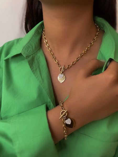 HEART OF HEARTS I Tarnish Free Necklace/Bracelet/Earrings