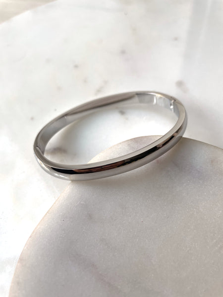 CHLOE | Tarnish Free | Gold/Silver | Plain Bangle