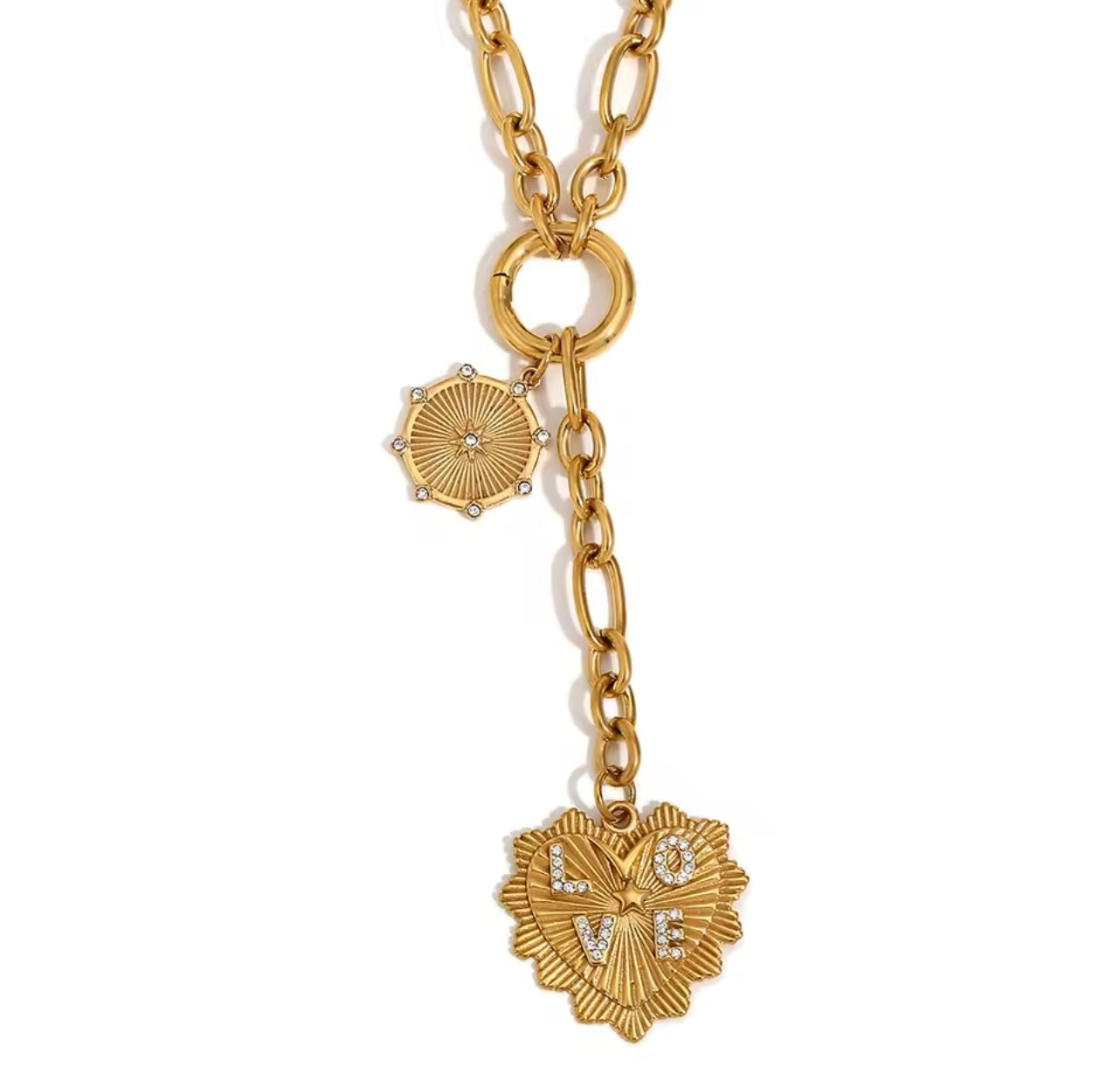 VINTAGE HEART I Tarnish Free | Necklace