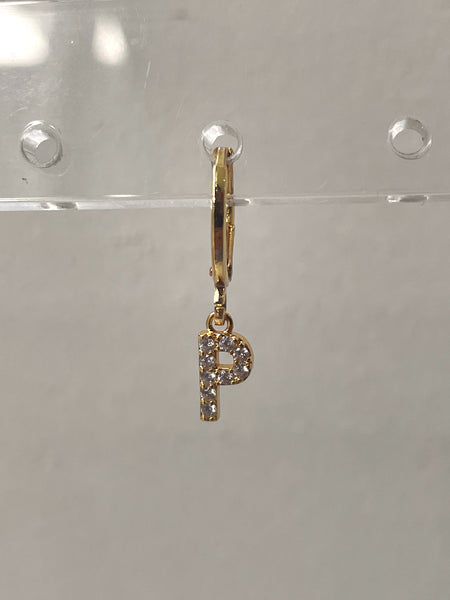 INITIAL HUGGIES | Earrings (One Piece)