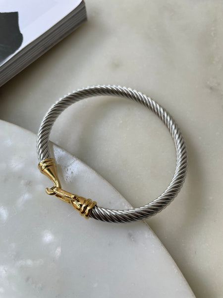 AURUM | Tarnish Free | Stainless Steel | Silver and Gold  (1 piece)