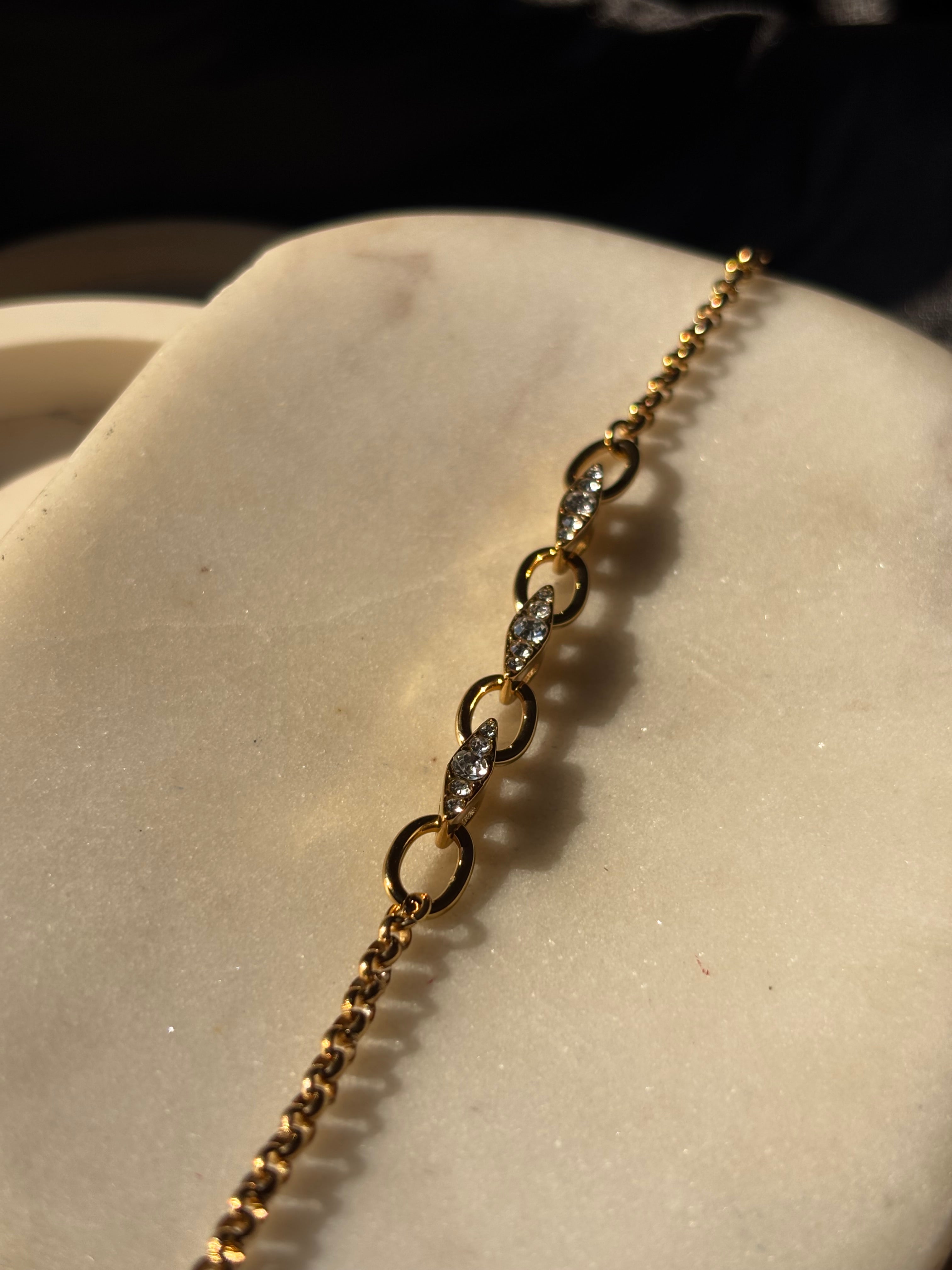 ZYRA| GOLD CHAIN LINK BRACELET|TARNISH-FREE