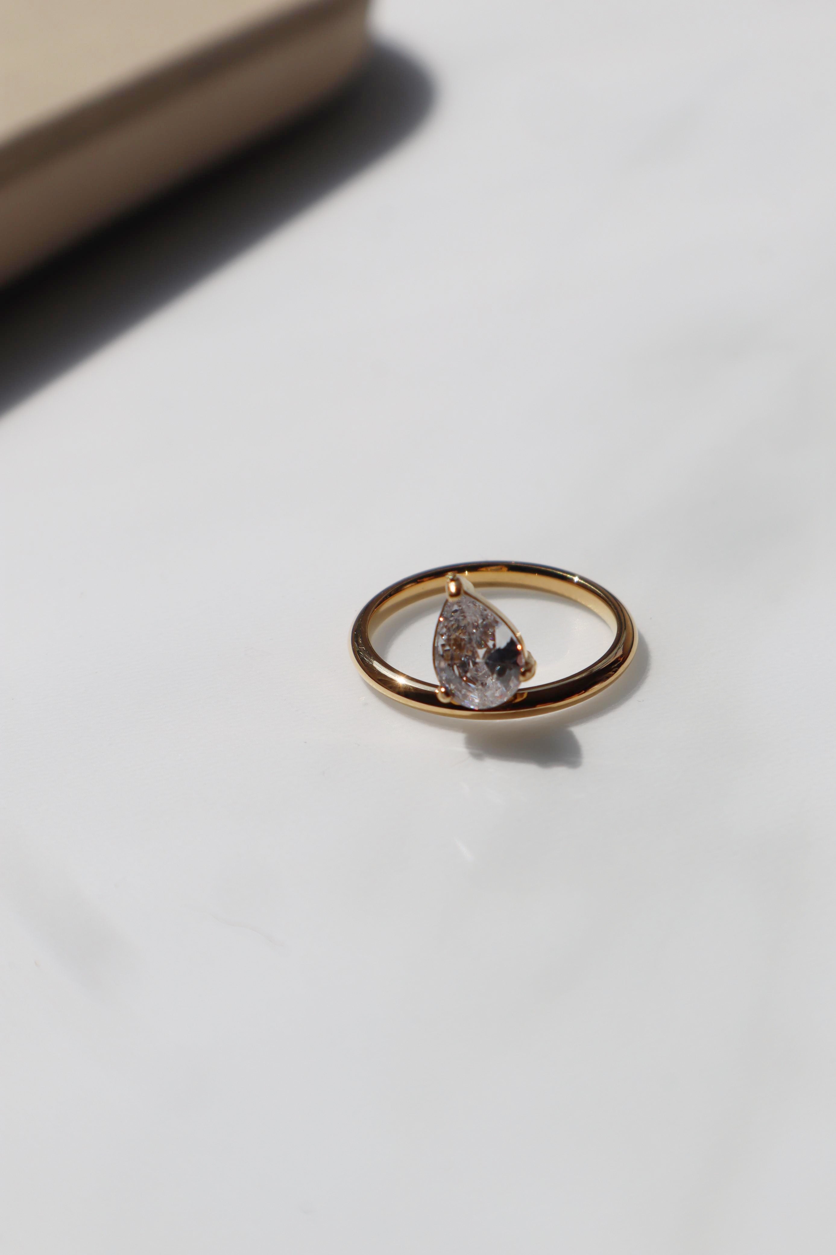 ATHENA| Tarnish-Free|Minimalist Gold Ring