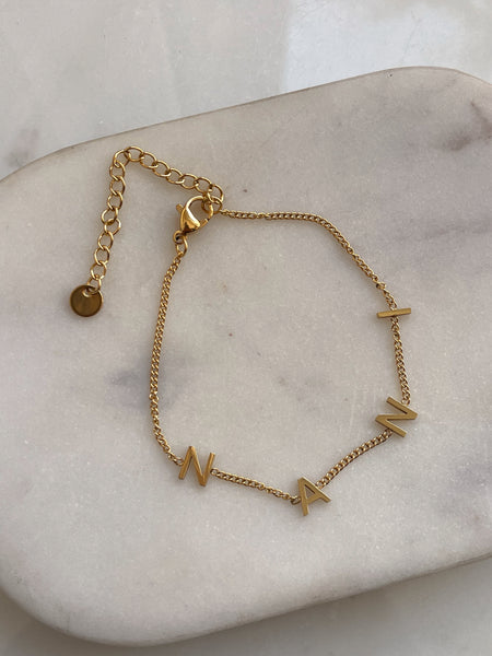 NANI DADI MA | GRANDMOTHER WORD NECKLACES/BRACELET | 11 styles | Tarnish Free | 18ct Gold Plated and Stainless Steel |