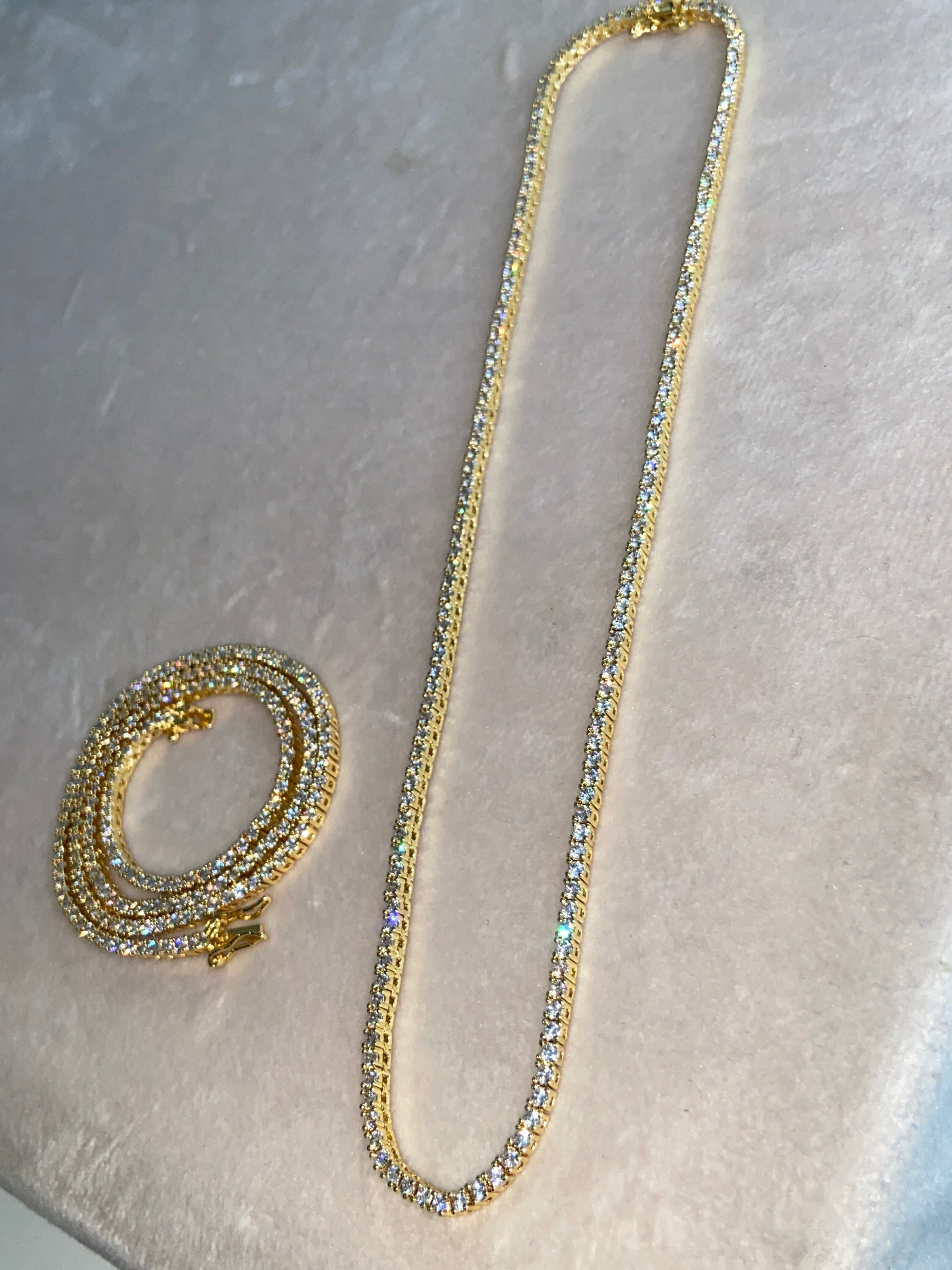 Luxury Tennis Necklace| AAA Grade Cubic Zirconia