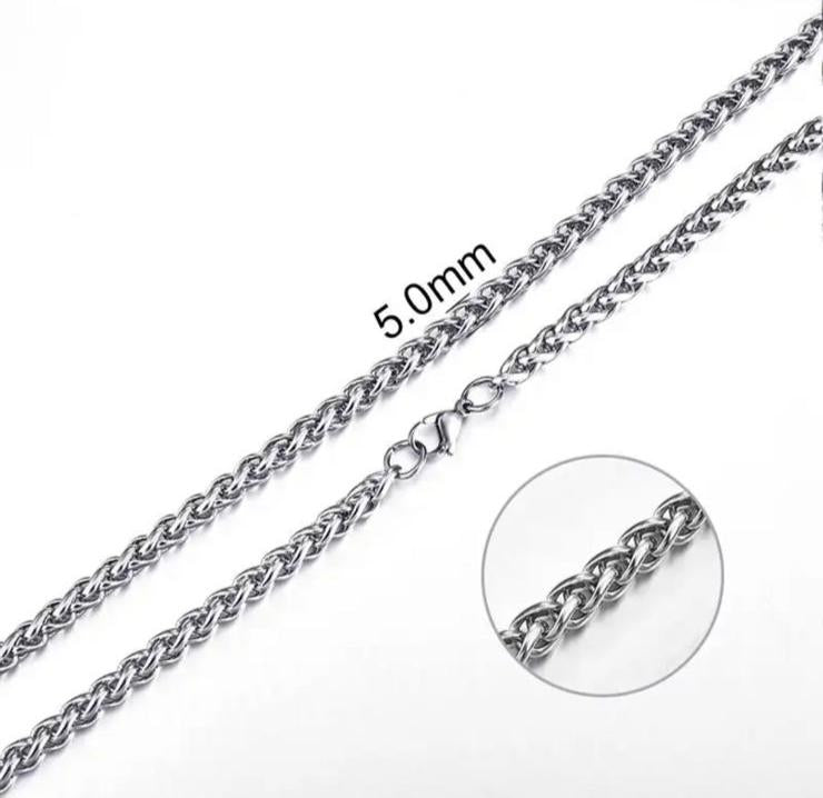ENTICING | ZibaMan | Box Link  Silver/Gold Necklace | Tarnish-Free