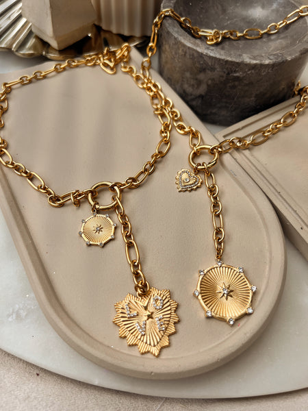 VINTAGE HEART I Tarnish Free | Necklace