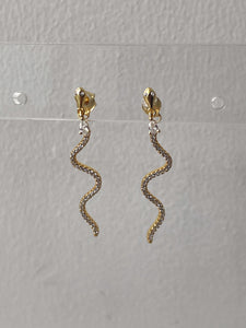 MEDUSA | S925 Sterling Silver | 18ct Gold/Silver Plated | Snake Stud Earrings