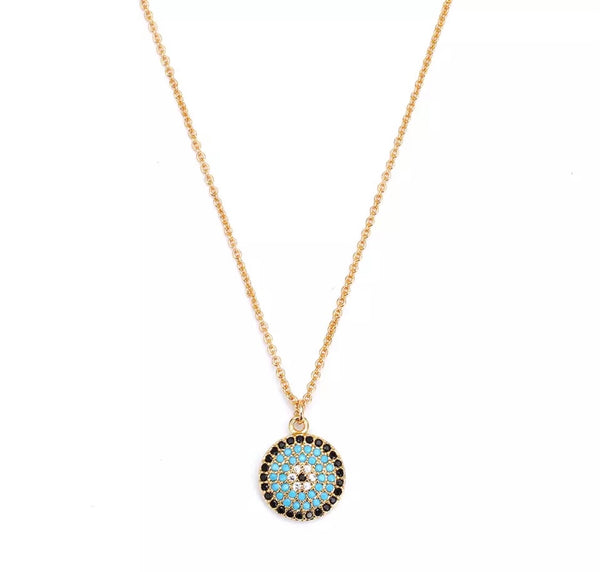 AURA | Gold/Silver/Rose-Gold | Evil Eye | Pendant necklace