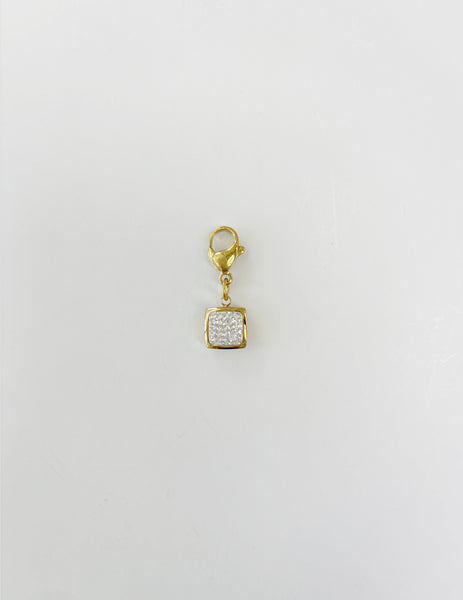 SHOE CHARMS -Encrusted Square