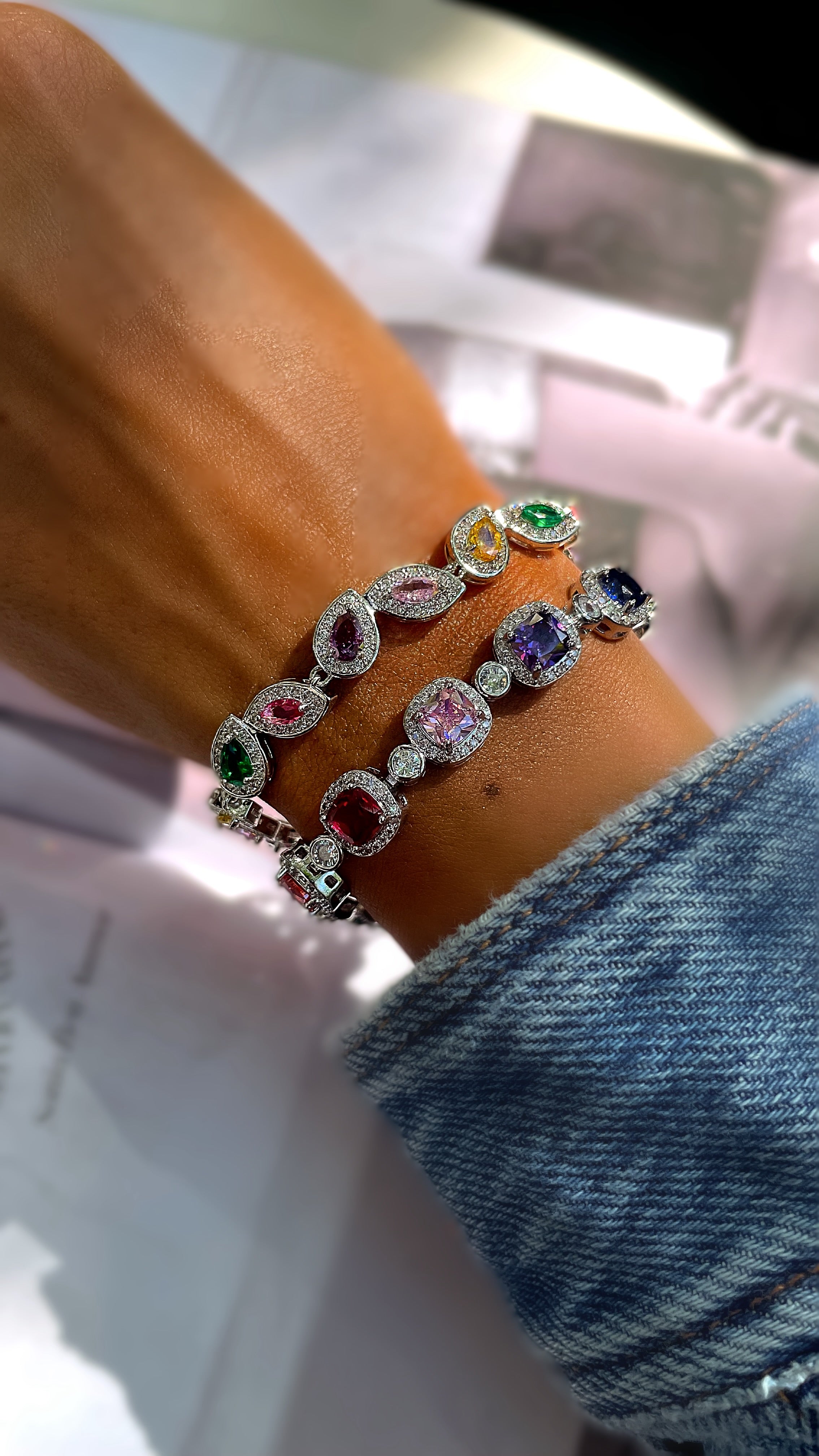 KALEIDO LUXE | Multi colour glam bracelets
